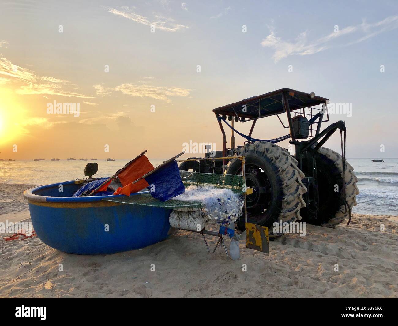 Một sớm trên biển - Smartphone Captured Stock Image