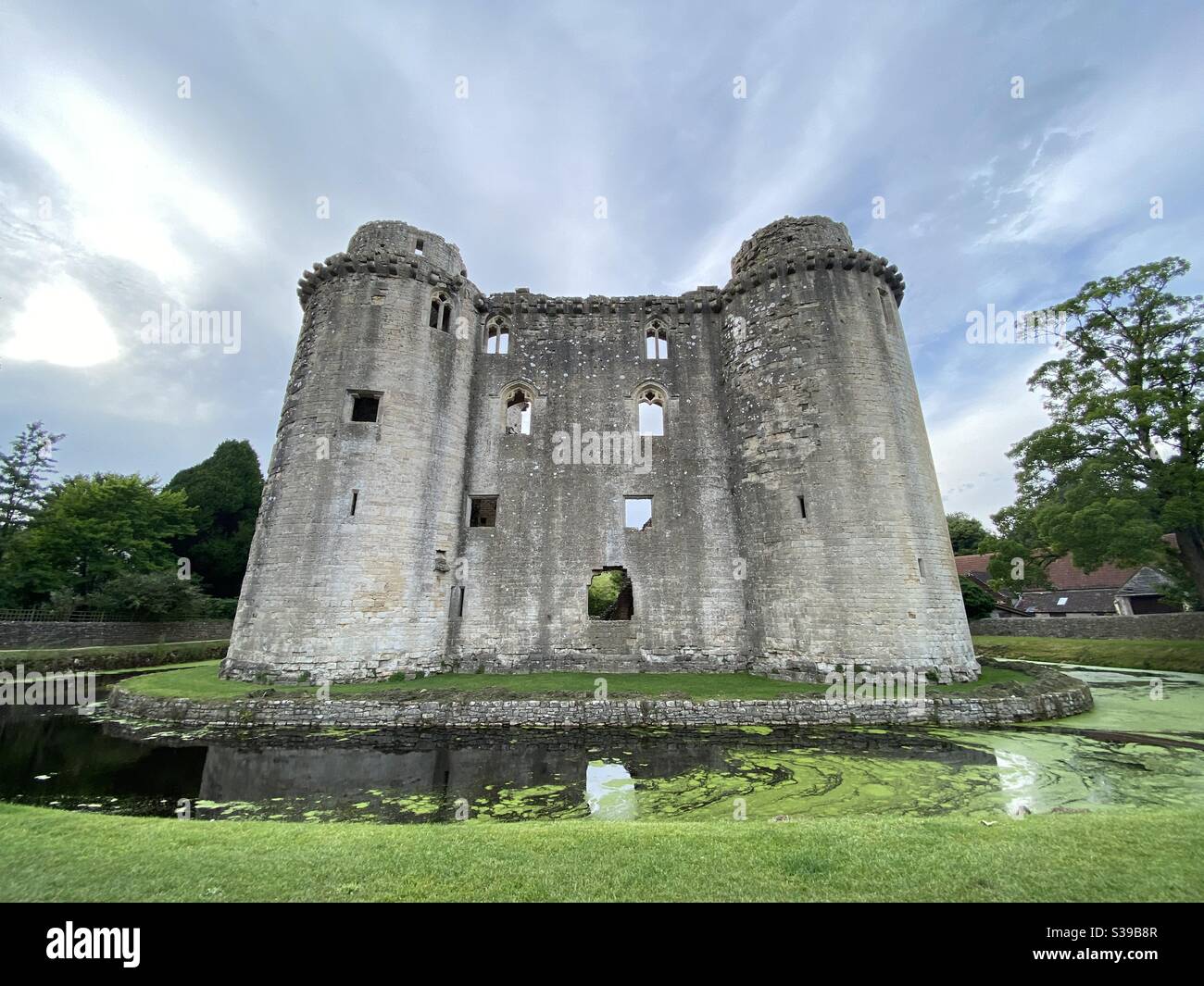Nunney Castle, Somerset Stock Photo