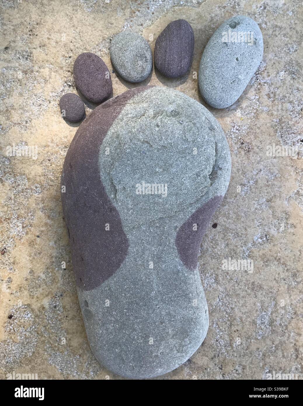 River stone sculpture Stock Photo Alamy