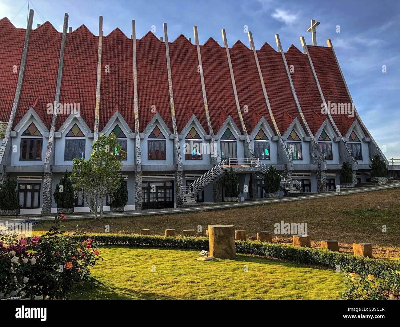 Kiếm trúc đẹp ở trên phố núi - Smartphone Captured Stock Image