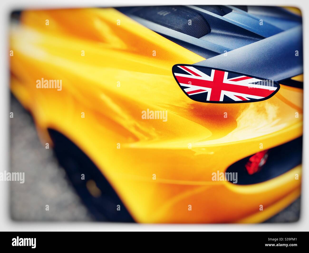 British built sports car - Smartphone Captured Stock Image