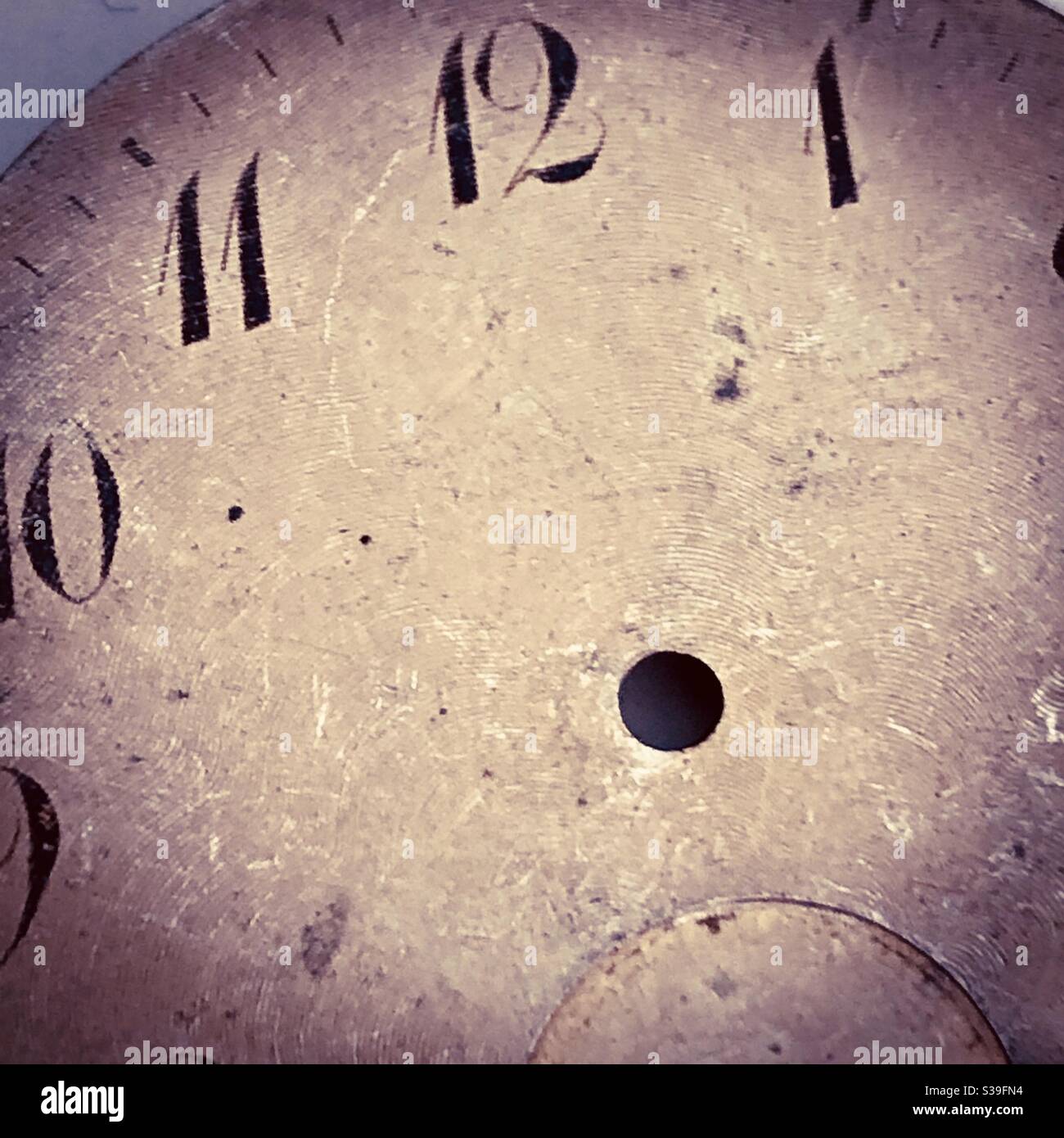 Antique watch face clock numbers Stock Photo Alamy