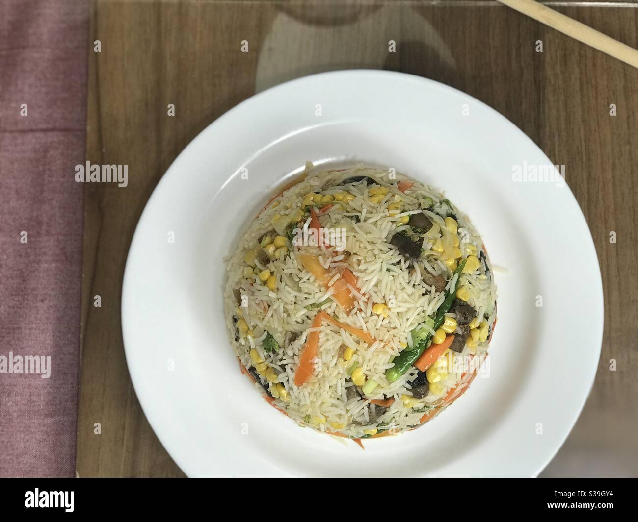 Chinese Mixed Fried Rice Stock Photo Alamy