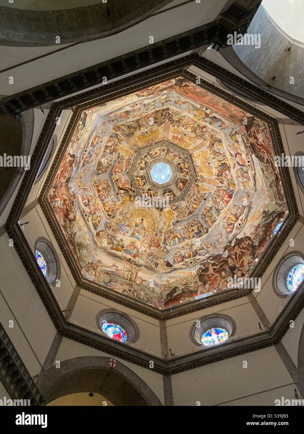 Interior of Duomo Dome, Florence, Italy Stock Photo