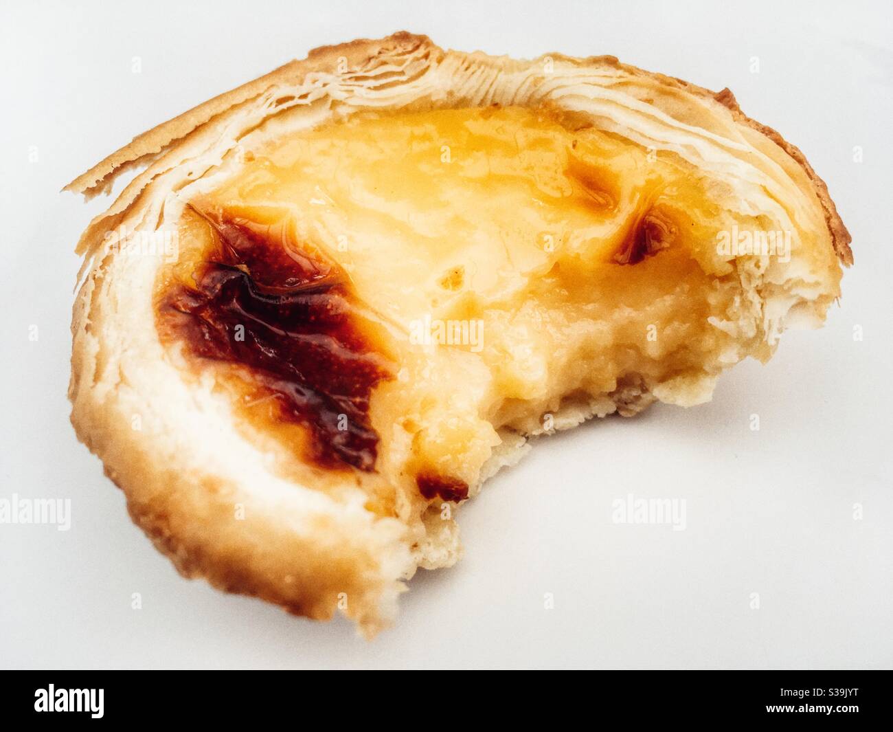 Egg custard tart - Smartphone Captured Stock Image