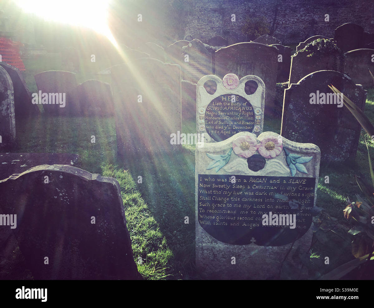 Slave Graves In Bristol Stock Photo - Alamy