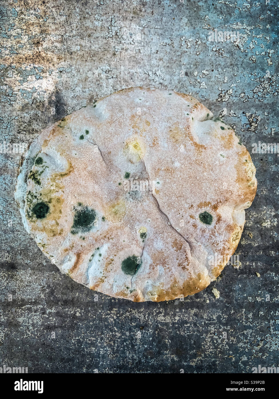 Moody flat bread Stock Photo