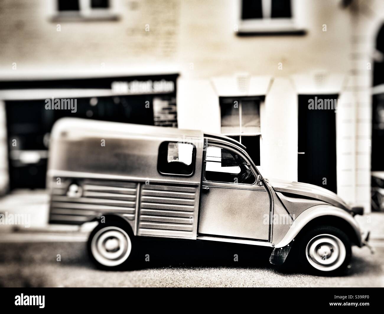 Citroen vintage delivery van Stock Photo