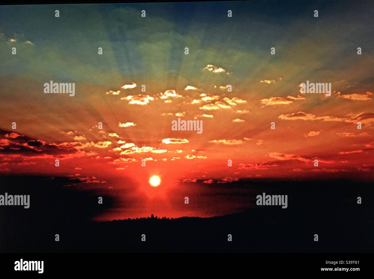 Travelling Alberta, Alberta sunrise, morning, dawn, new dawn, new day, new beginnings, fresh start, start over, new chances, opportunity, bright - Smartphone Captured Stock Image