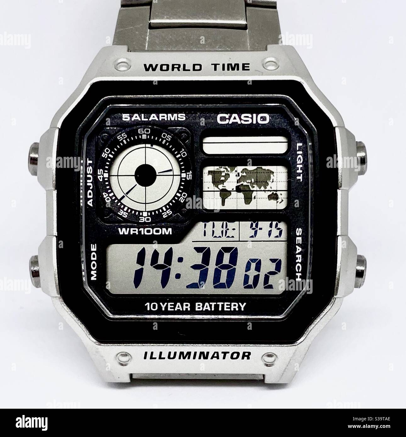 Casio digital watch timepiece Casioroyale wristwatch alarm stopwatch Stock  Photo - Alamy