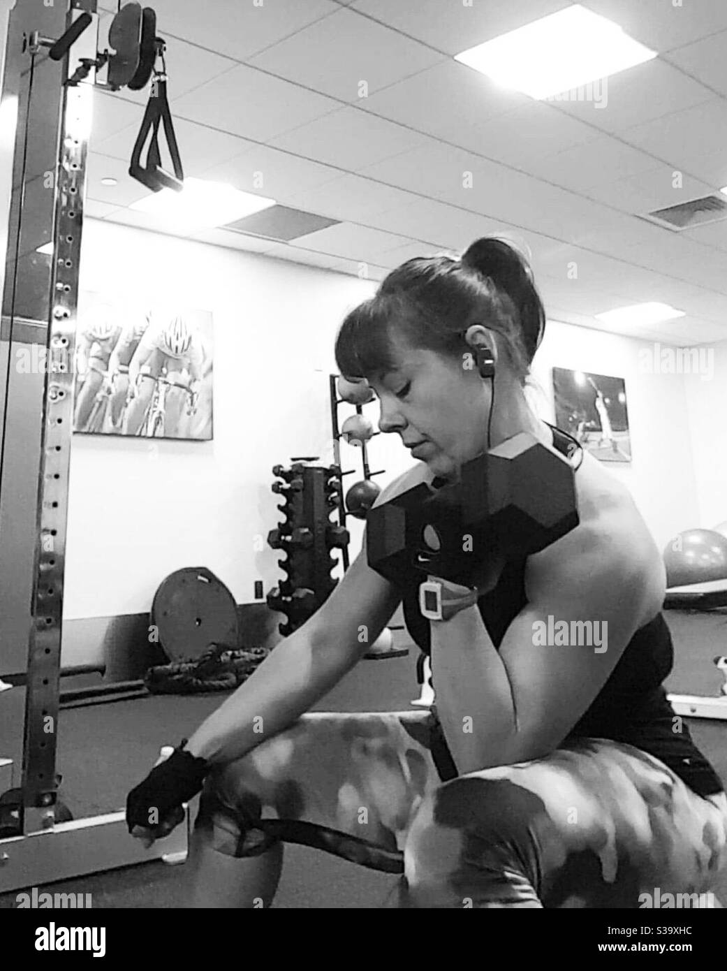 Mind to muscle connection Stock Photo Alamy