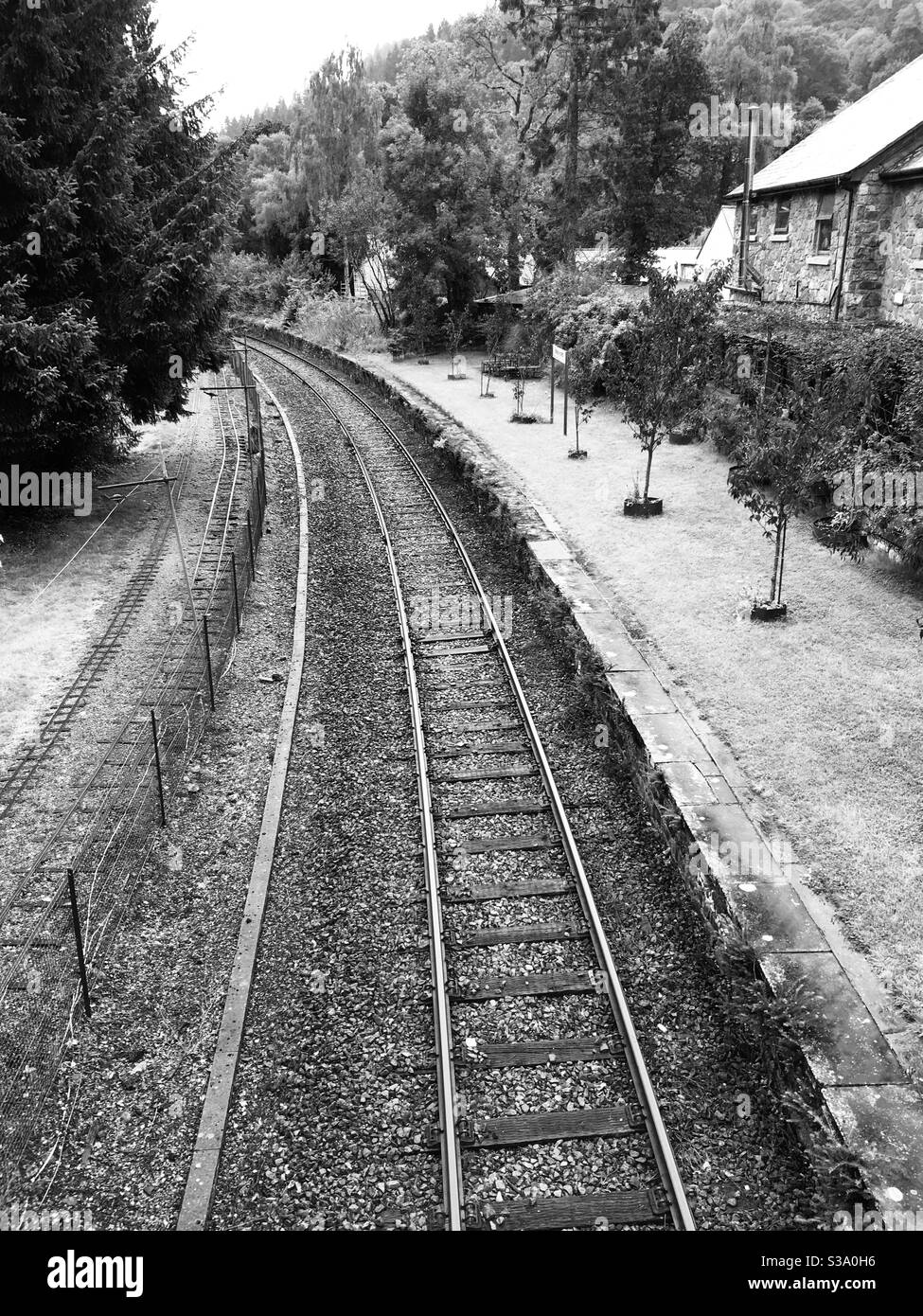 Railway tracks Stock Photo