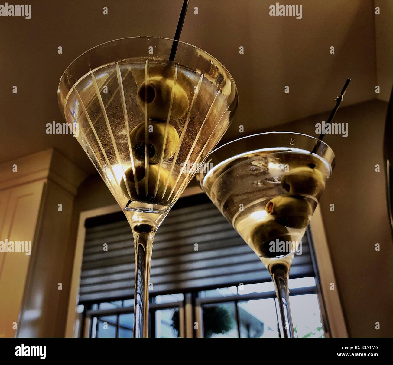 Martini time - Smartphone Captured Stock Image