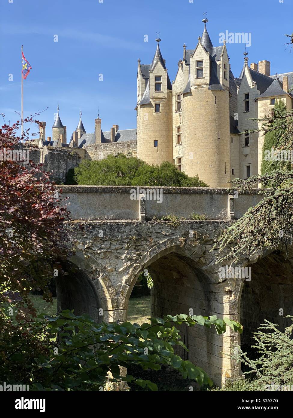 The Château de MontreuilBellay France Stock Photo Alamy