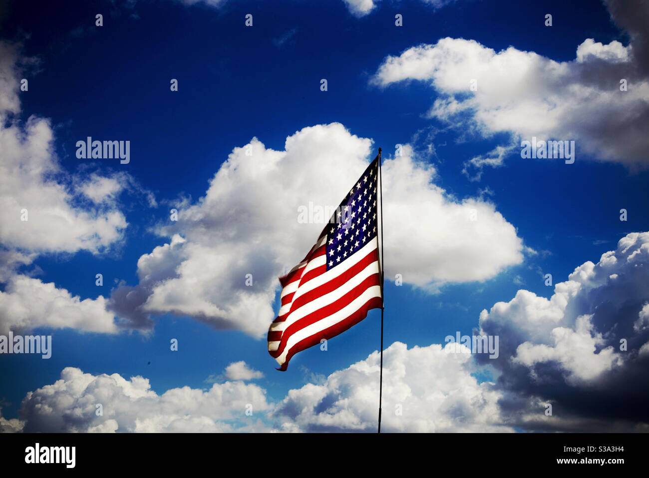 Stars and Stripes - Smartphone Captured Stock Image