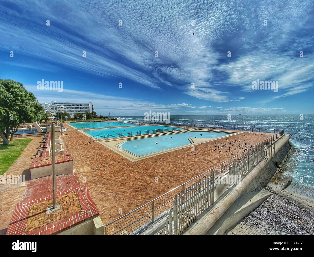 Seapoint municipal swimming pools, Cape Town,South Africa Stock Photo Alamy