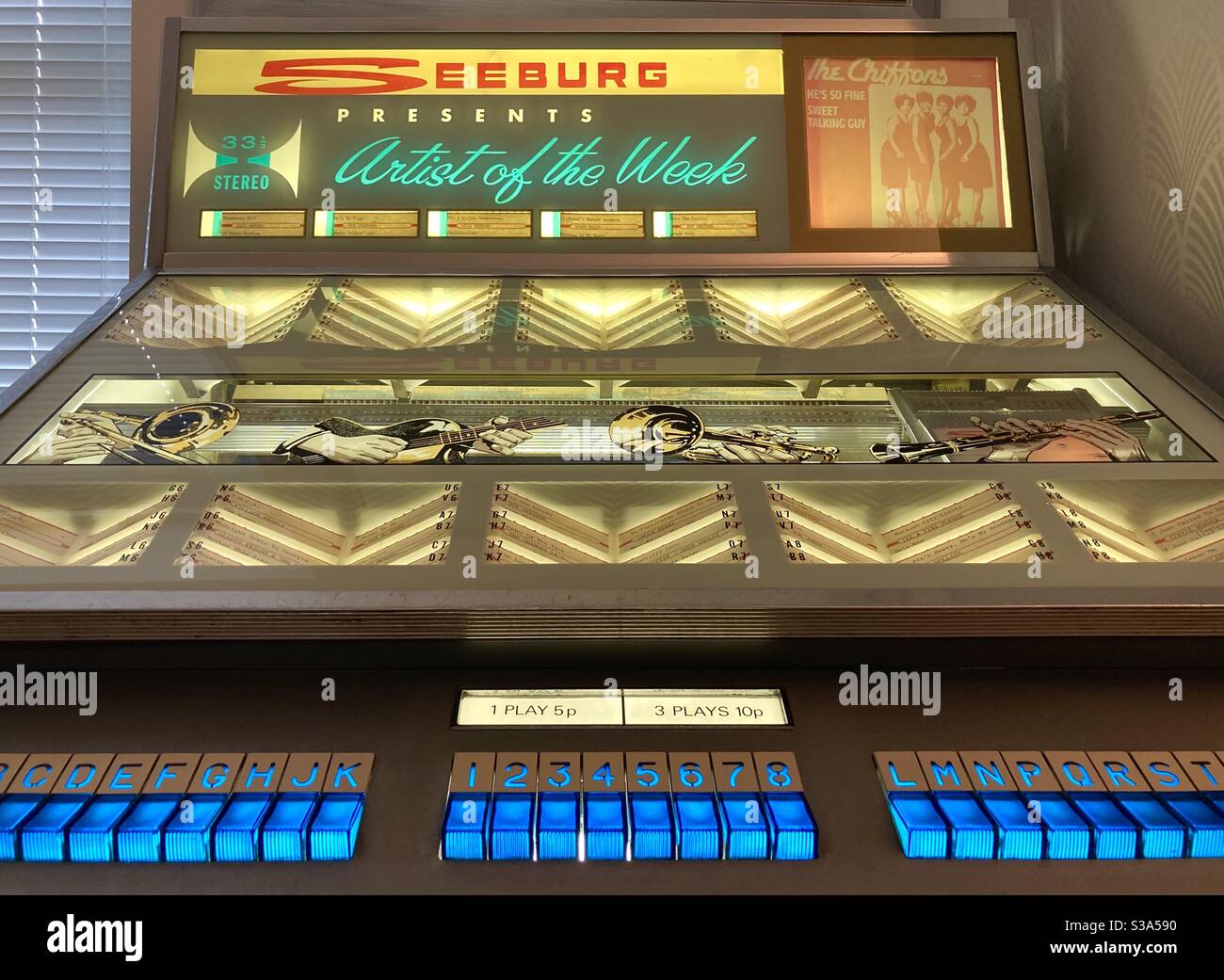 1963 Seeburg juke box Stock Photo Alamy
