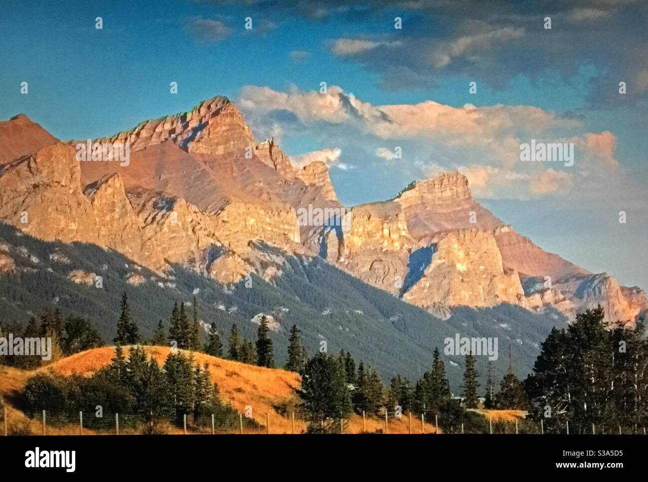 Canadian Rockies - Smartphone Captured Stock Image