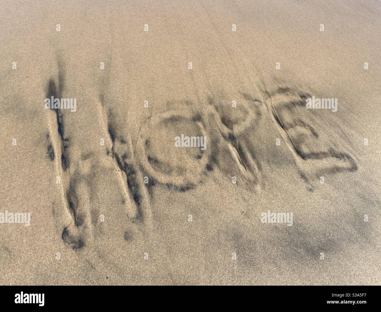 Hope is fading - Smartphone Captured Stock Image