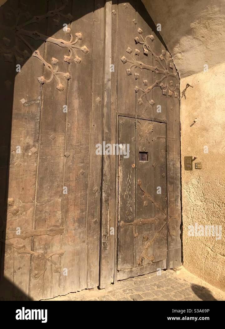 Castle door - Smartphone Captured Stock Image