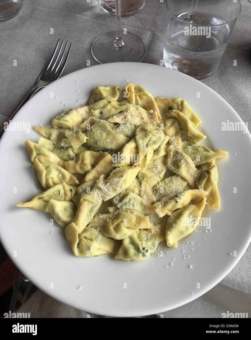 Handmade Italian pasta filled with spinach and ricotta cheese Stock Photo Alamy