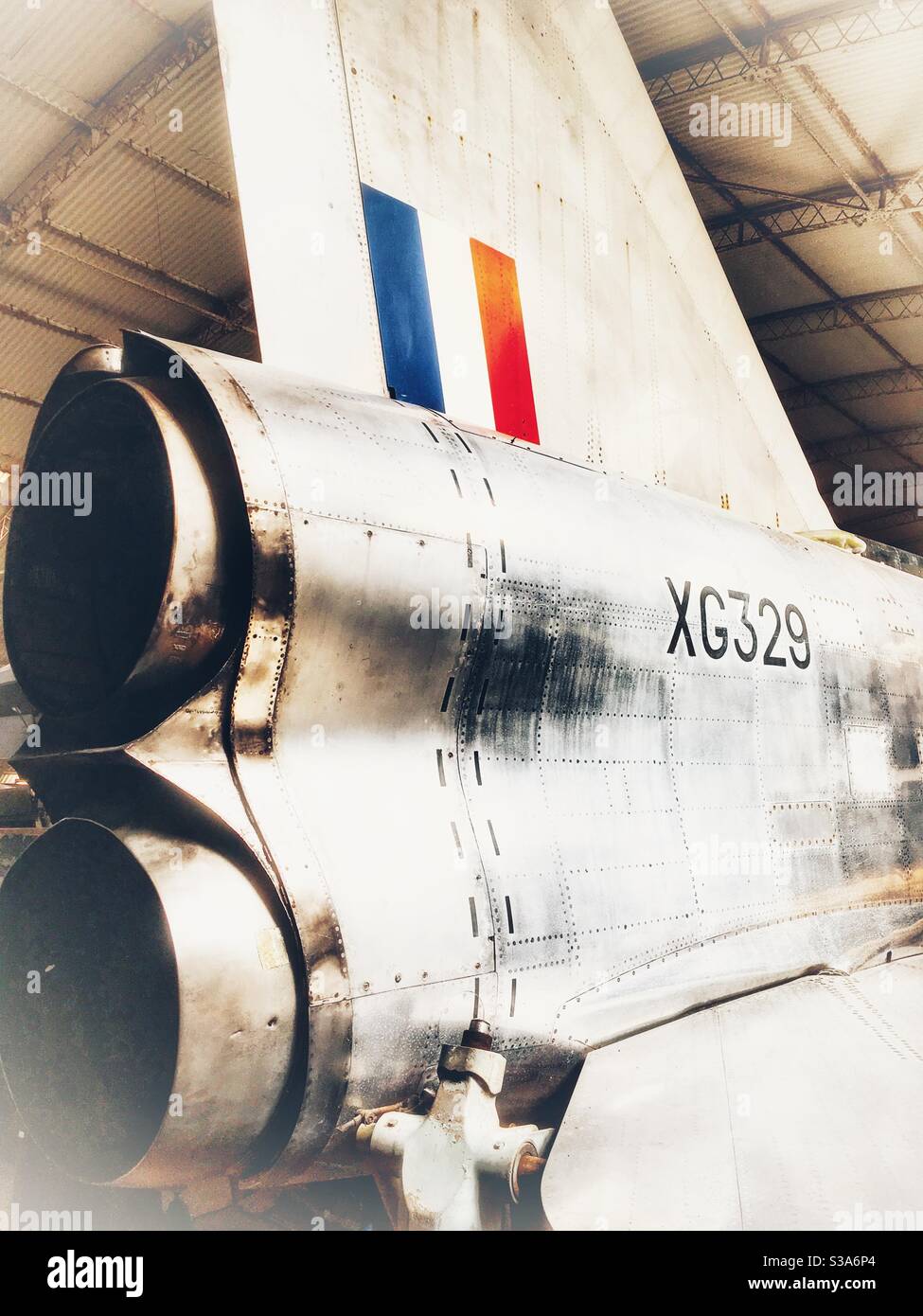 Vintage Lightning fighter jet - Smartphone Captured Stock Image