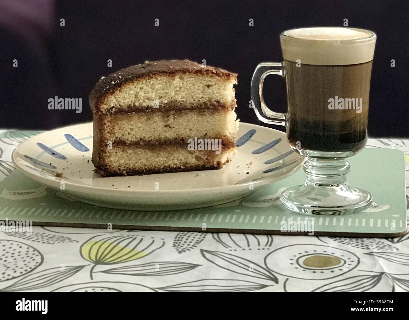 Coffee and cake Stock Photo