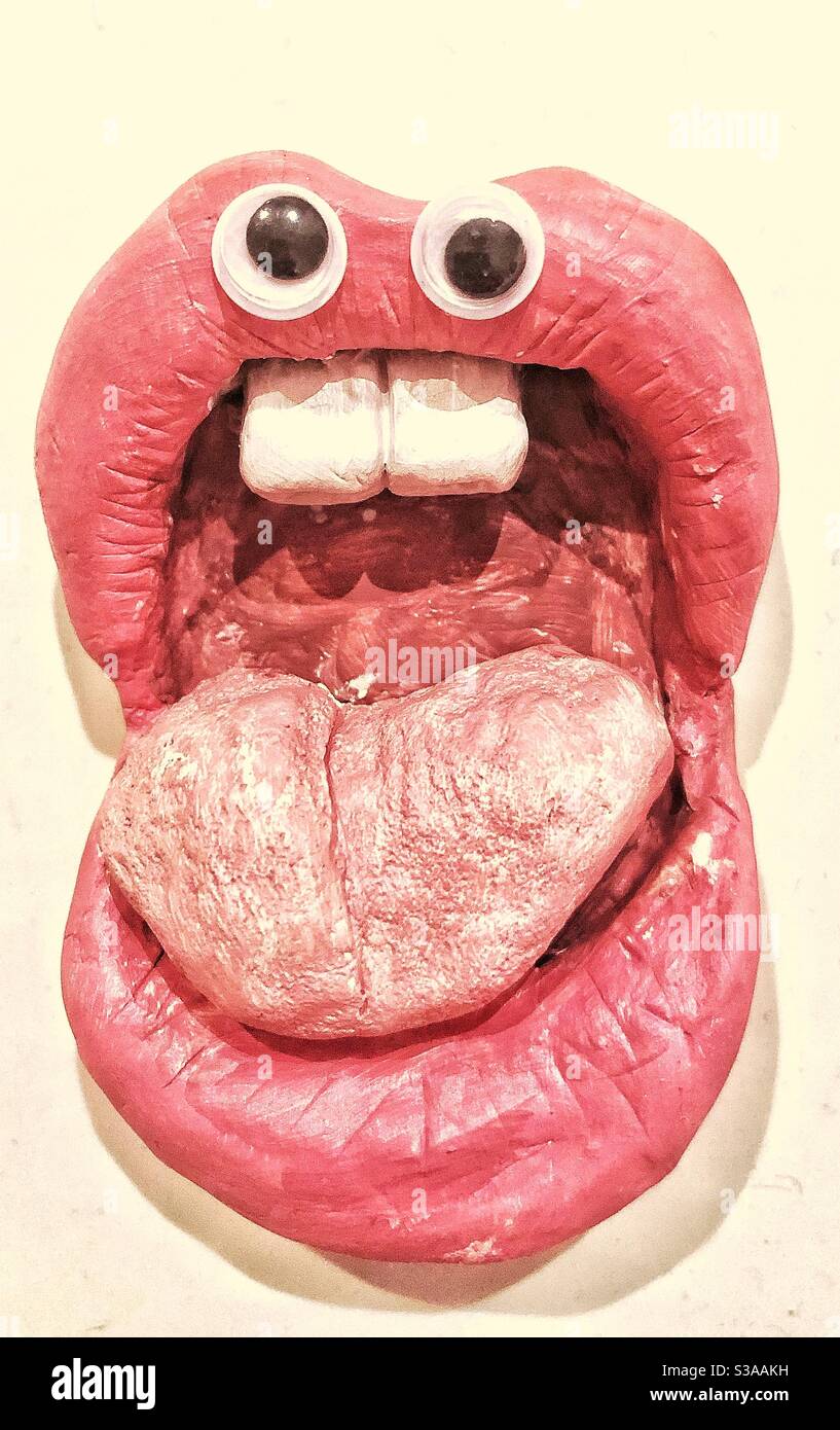 Lovely lips - Smartphone Captured Stock Image