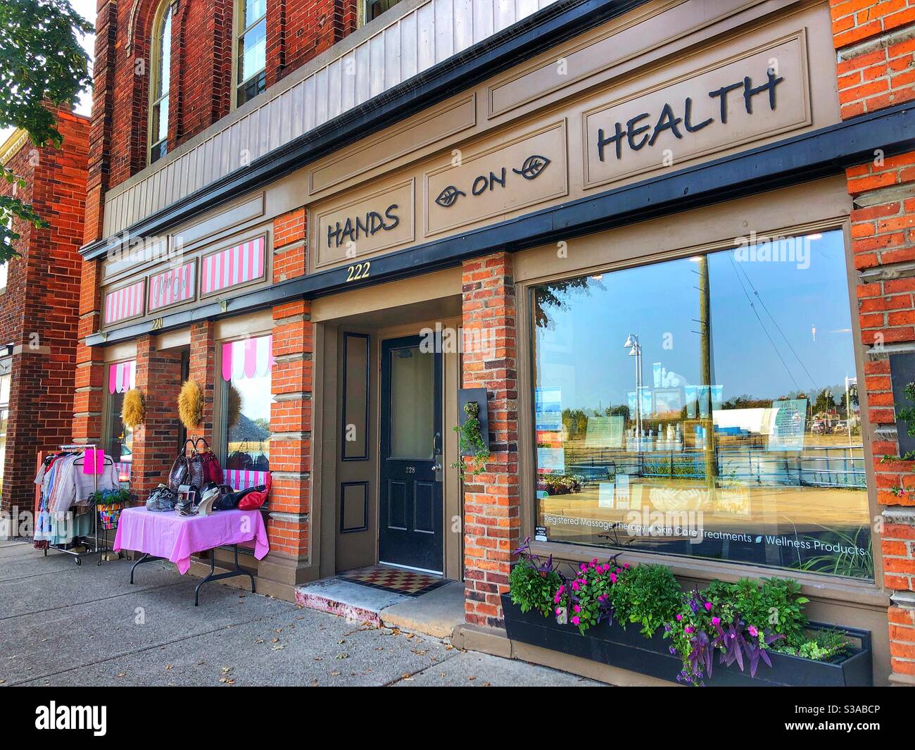 Historical architecture in Port Colborne, Ontario, Canada. - Smartphone Captured Stock Image