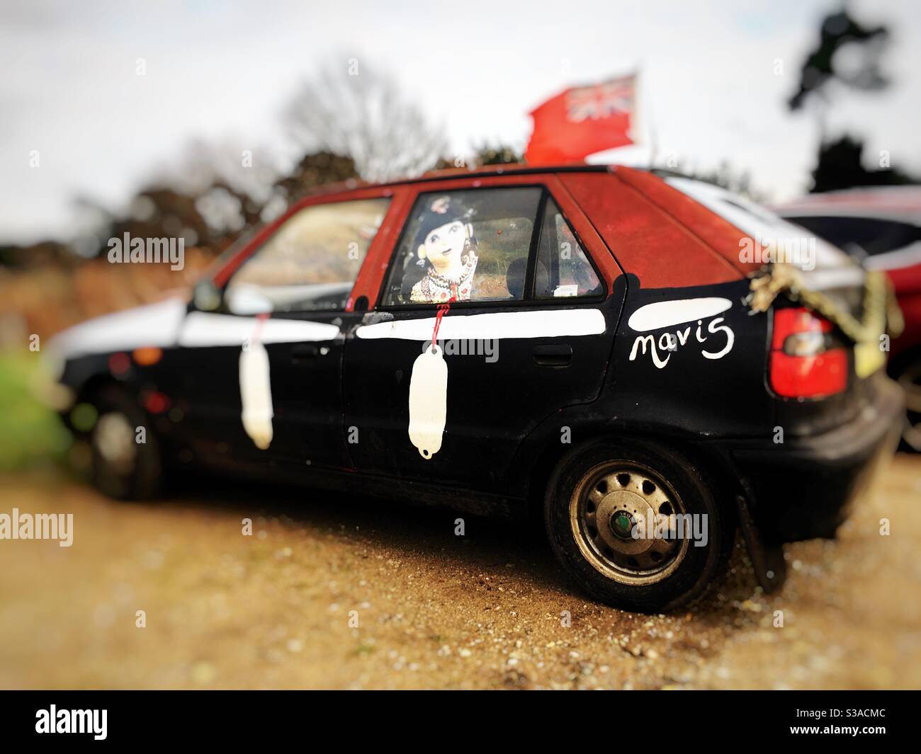 A car called Mavis - Smartphone Captured Stock Image