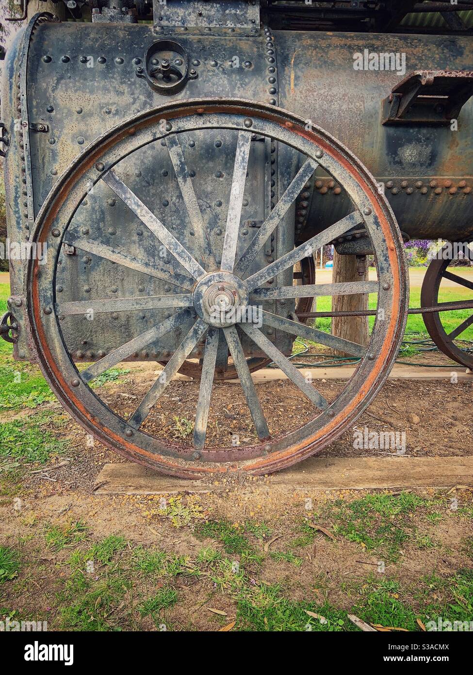 Old Wheel - Smartphone Captured Stock Image