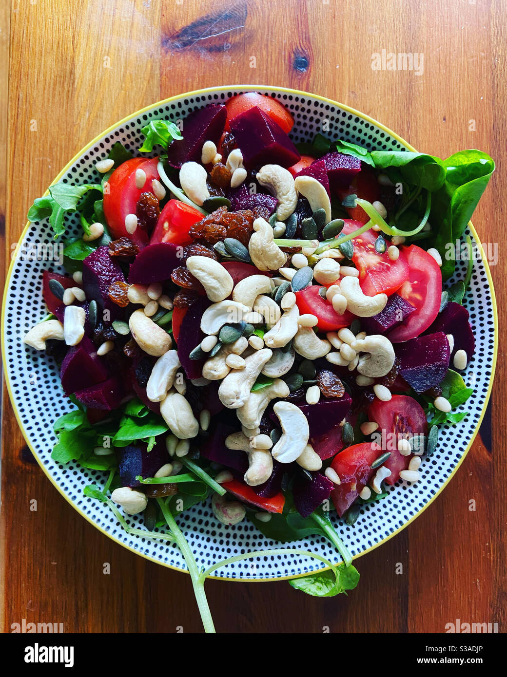 Simple salad - Smartphone Captured Stock Image