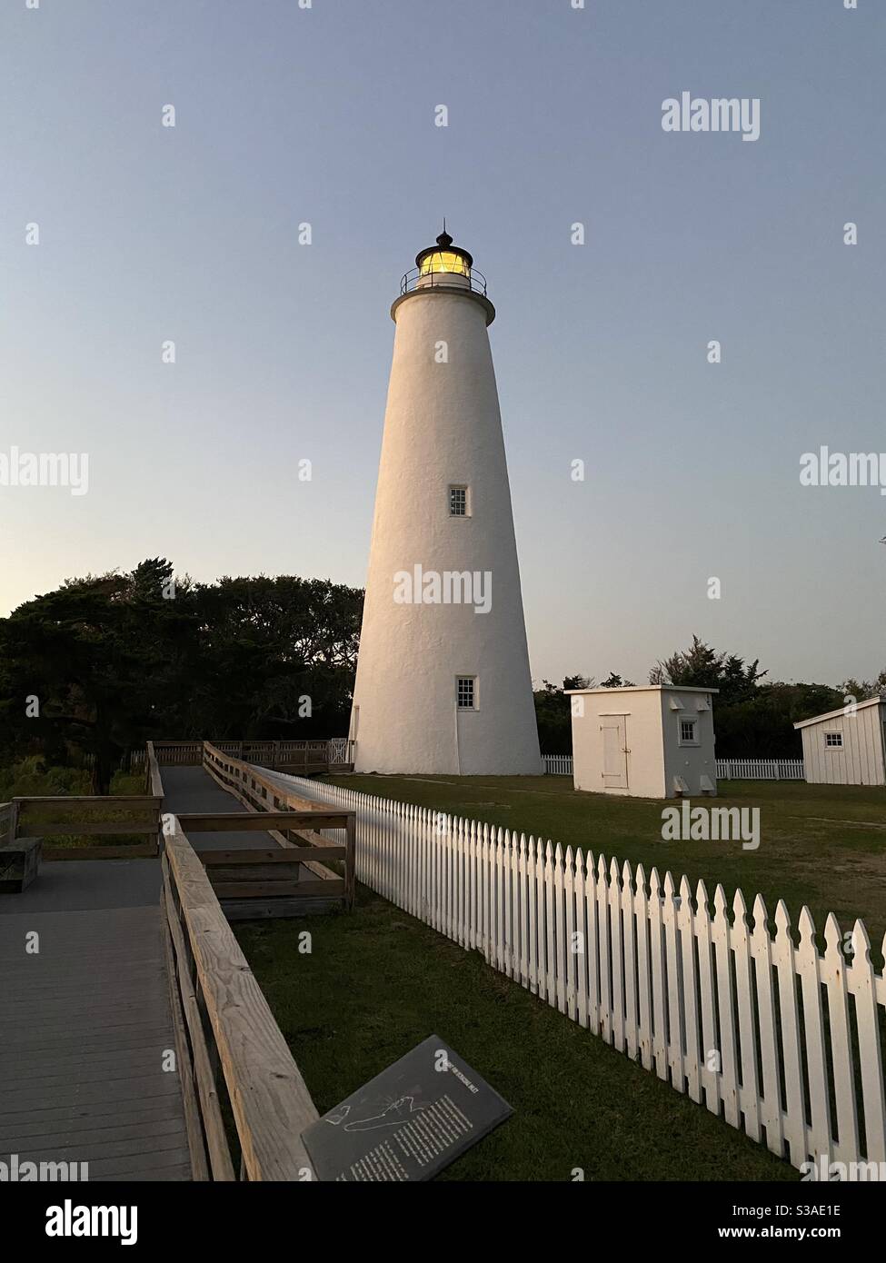 Ocracoke lighthouse Stock Photo Alamy