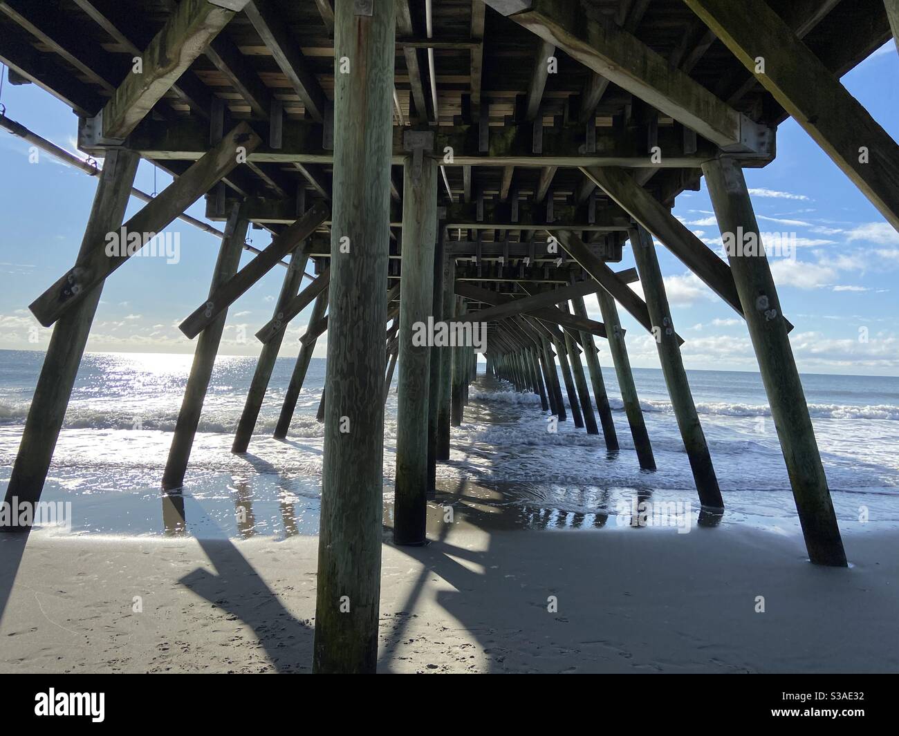 Pier at Myrtle Beach SC Stock Photo Alamy