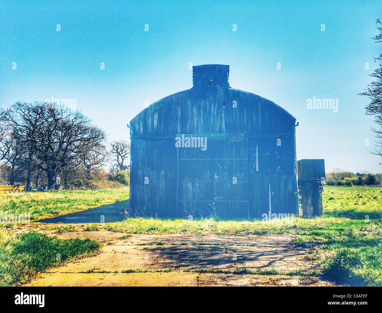 Farm barn - Smartphone Captured Stock Image