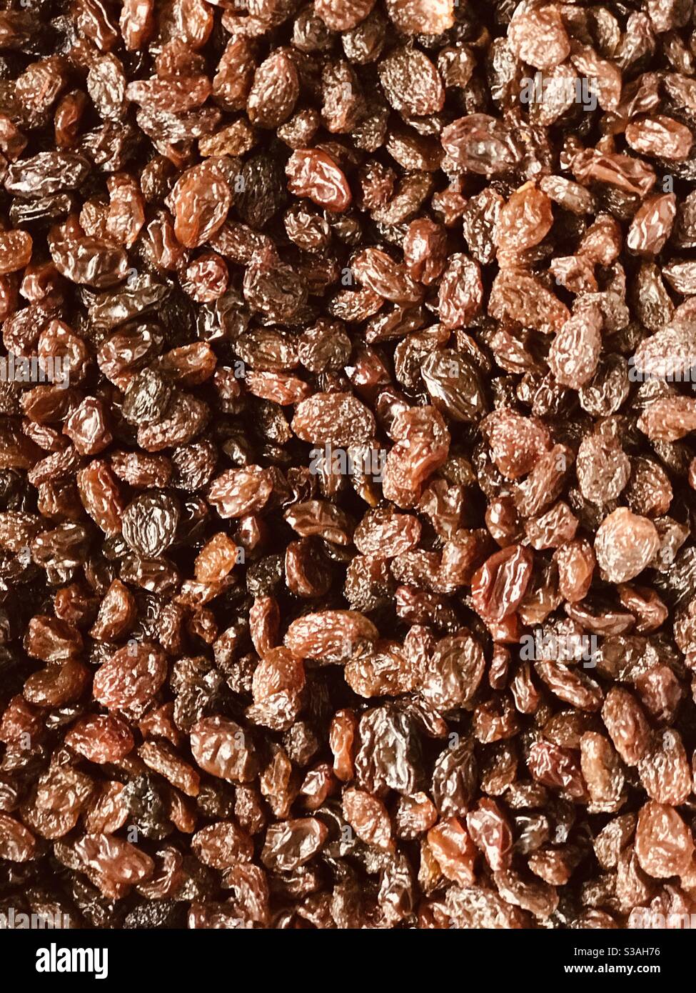 raisins from South Africa ready to use - Smartphone Captured Stock Image