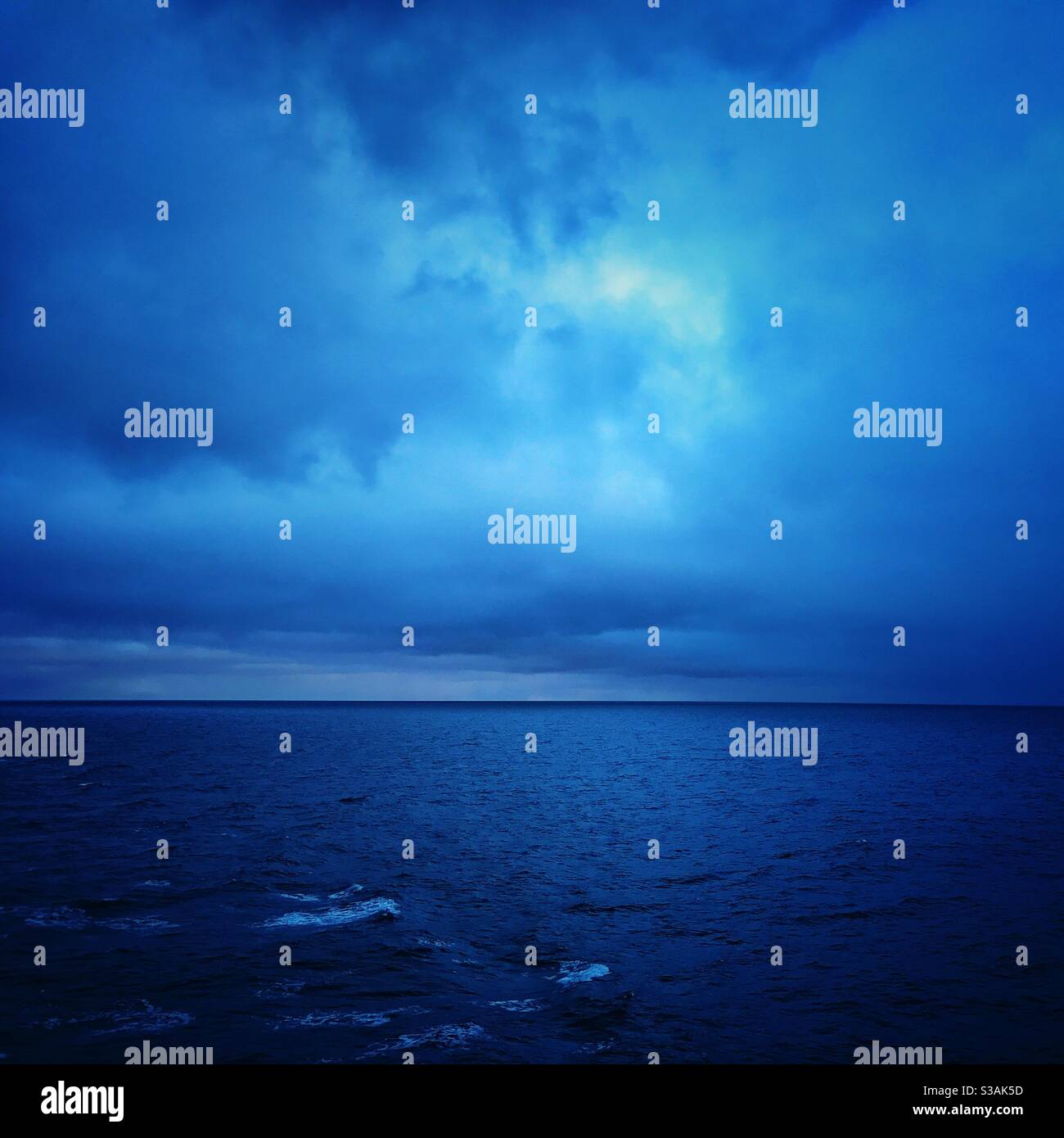 Late evening North Sea. - Smartphone Captured Stock Image