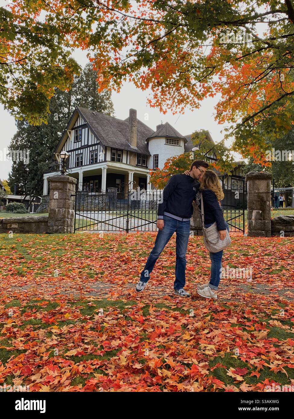 Romantic Autumn in Vancouver, Canada. October 2020 Stock Photo