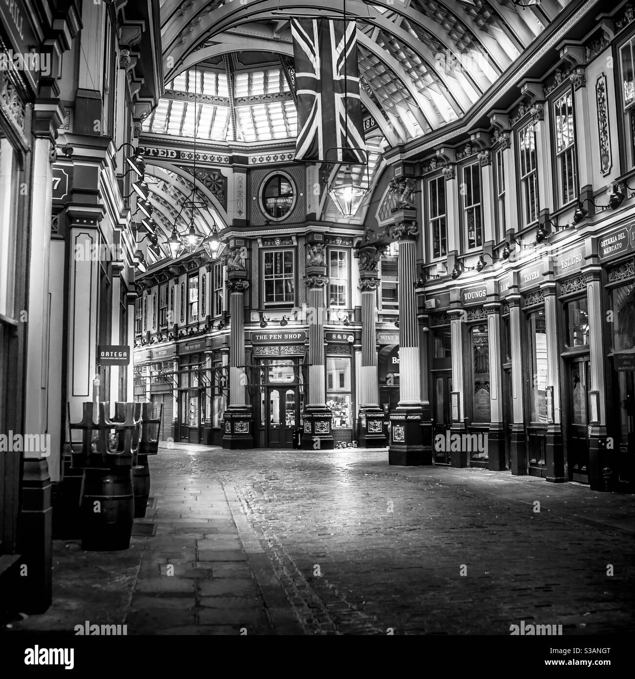 Leadenhall Market - Smartphone Captured Stock Image