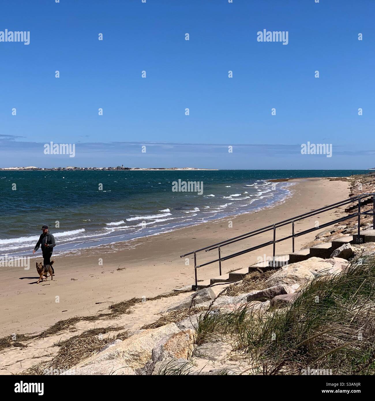 Millway Beach, Barnstable, Cape Cod, Massachusetts, United States - Smartphone Captured Stock Image