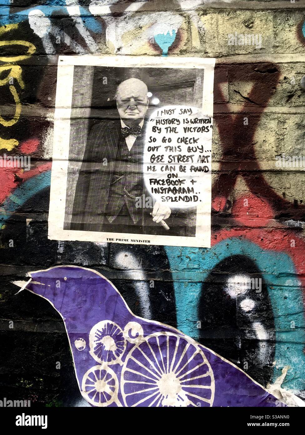 Churchill History is written by the victors Stock Photo Alamy