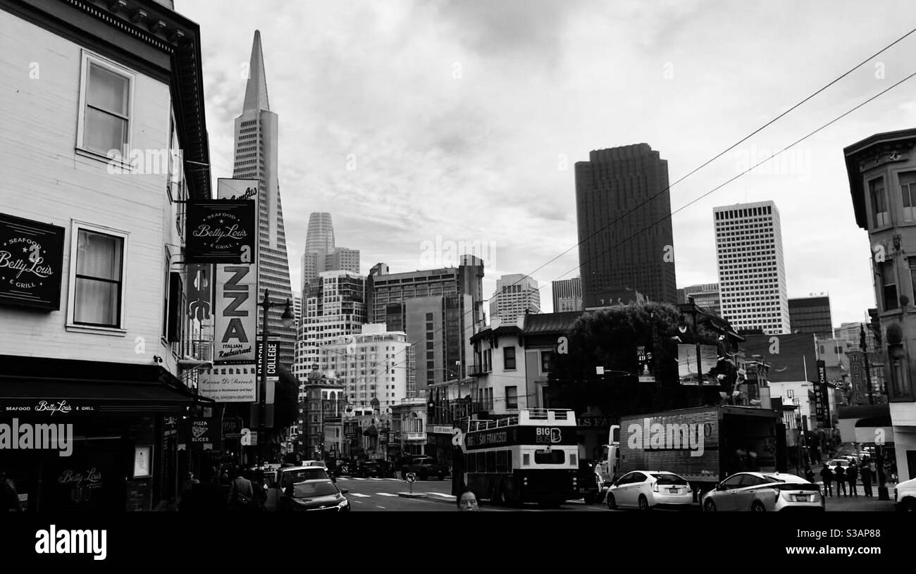 SF cityscape Stock Photo