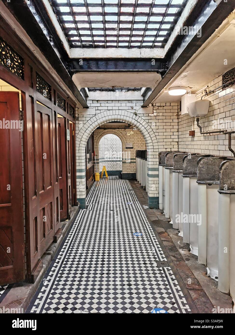 Victorian subterranean public toilets in London (where Michael