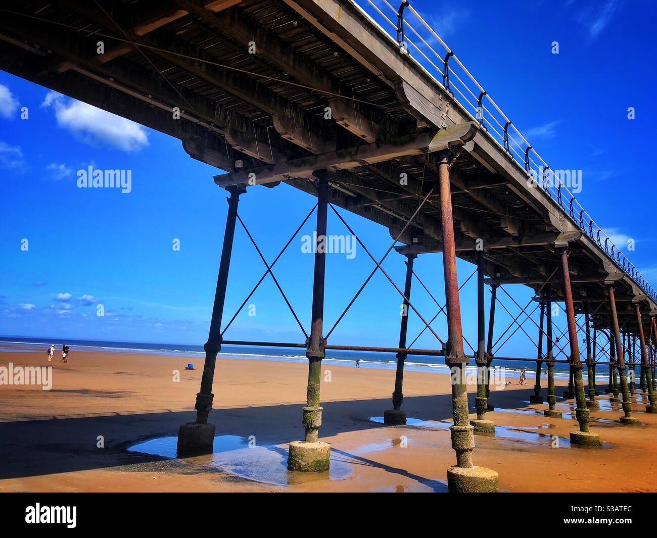 Saltburn By The Sea Stock Photo Alamy