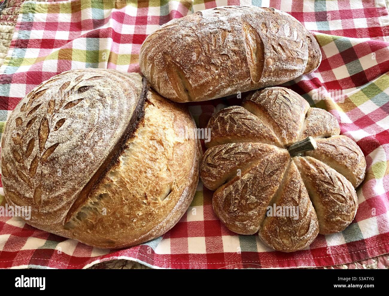 Loaves of bread Stock Photo