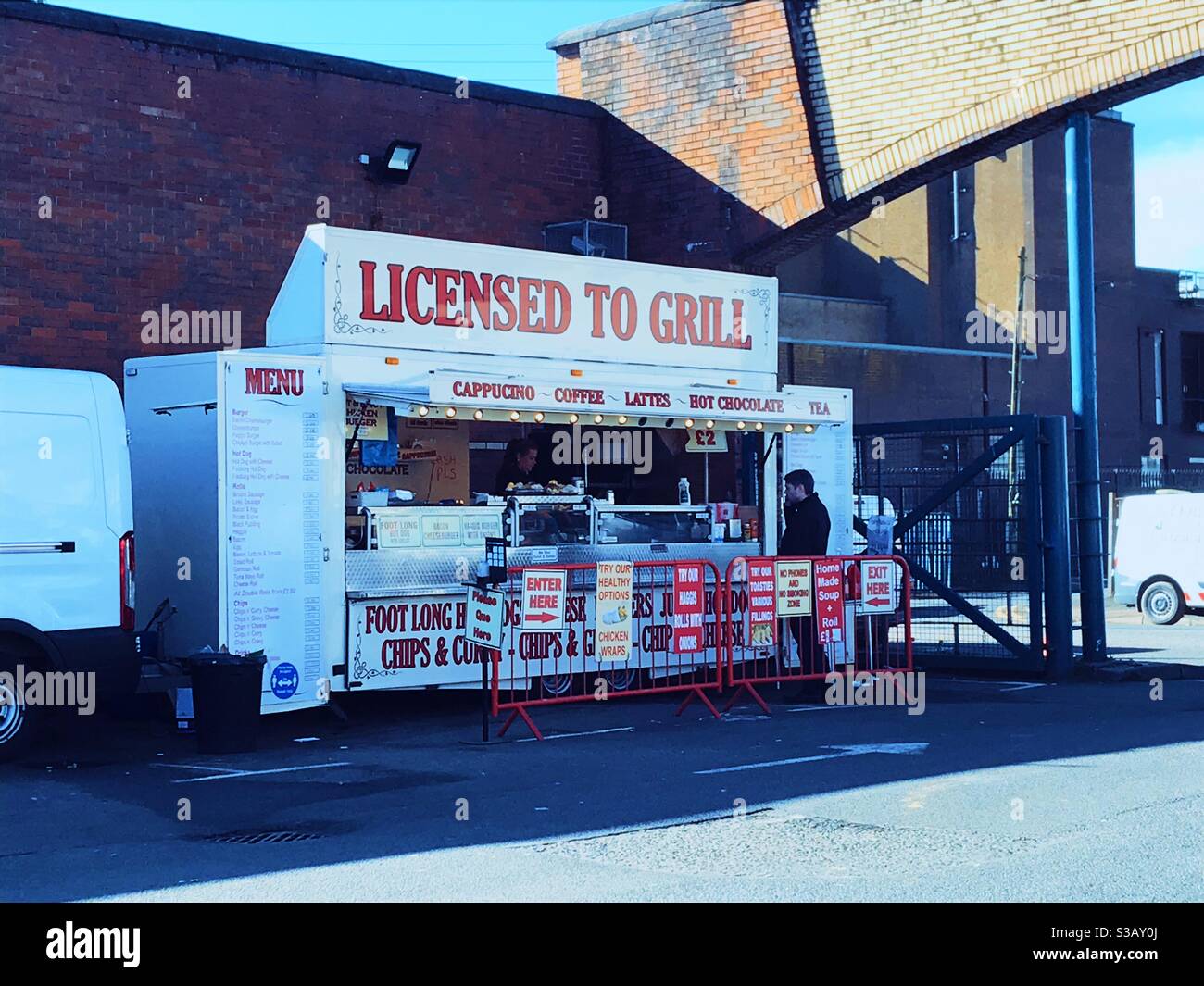 Mobile coffee van hires stock photography and images Alamy
