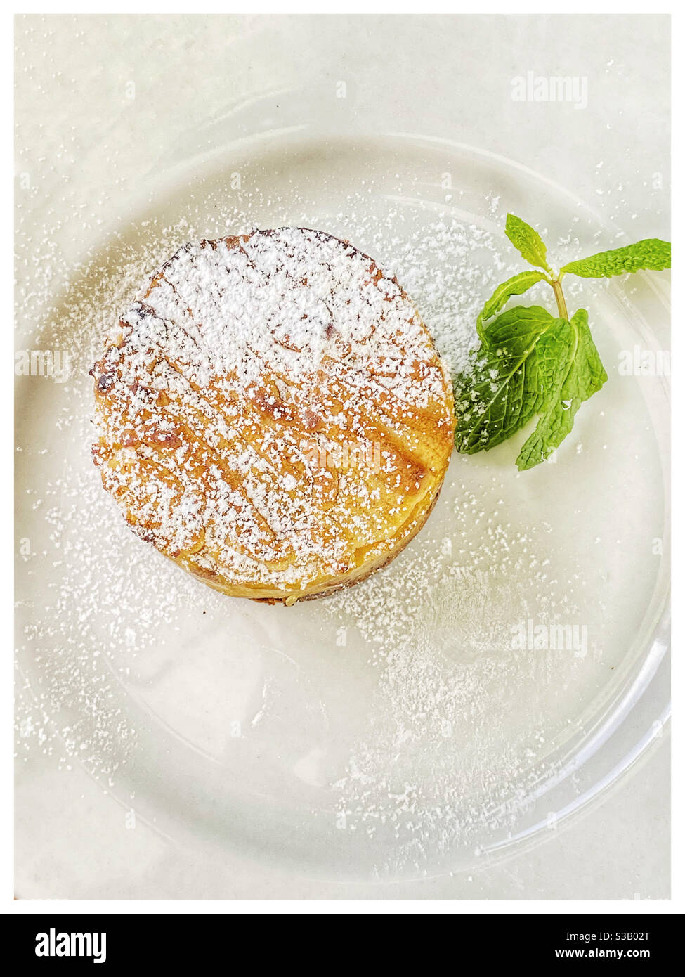 Apple pie at Kirstenbosch restaurant. - Smartphone Captured Stock Image