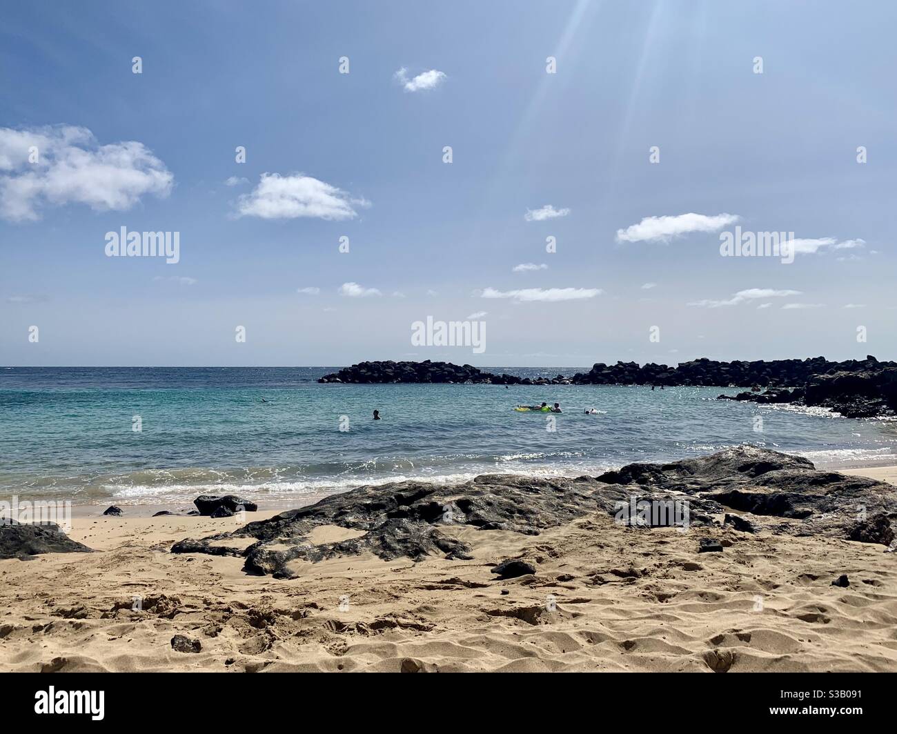 Playa de Jablillo, Costa Teguise, Lanzarote. October 2020 Stock Photo