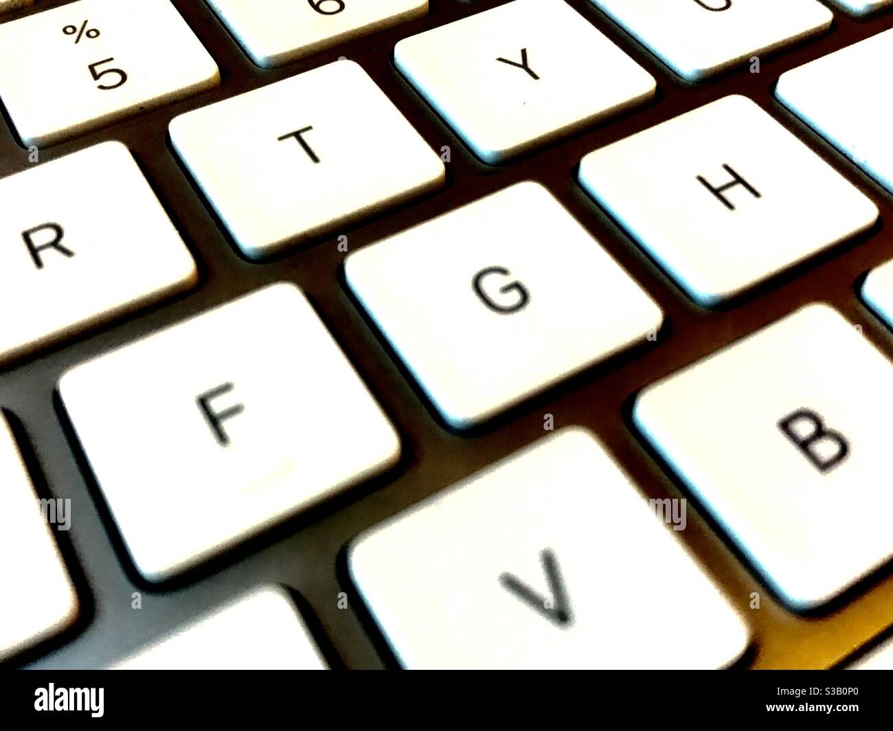 letters on a keyboard Stock Photo Alamy