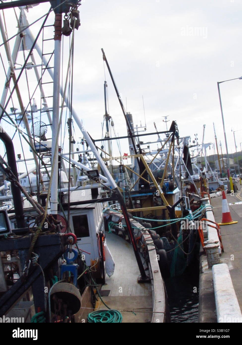 Fishing Boats, Isle Of Man Stock Photo - Alamy